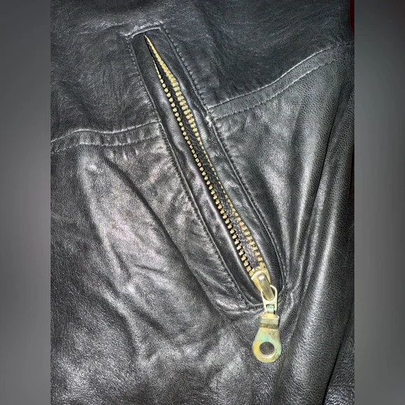 Andrew Marc Men’s Leather Jacket Sz L - Picture 3 of 9